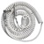 BULLET CABLE 30FT White Coil Guitar Cable