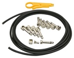 LAVA CABLE Mini ELC Solderless Pedalboard Kit Black w Nickel Connectors